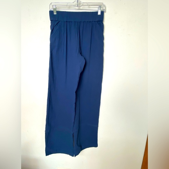 Pact Pants - Pact Organic Pants Womens S Blue Pull On
Gauzy Stretch (fits like xs)
